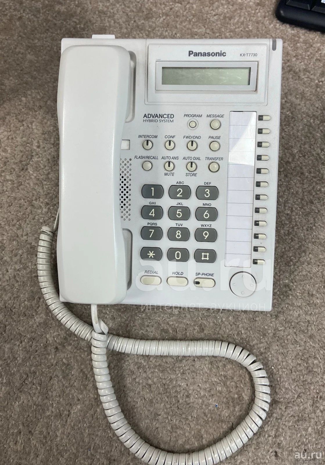 Системный телефон Panasonic KX-T7730 — купить в Красноярске. Состояние:  Б/у. Проводные телефоны на интернет-аукционе Au.ru