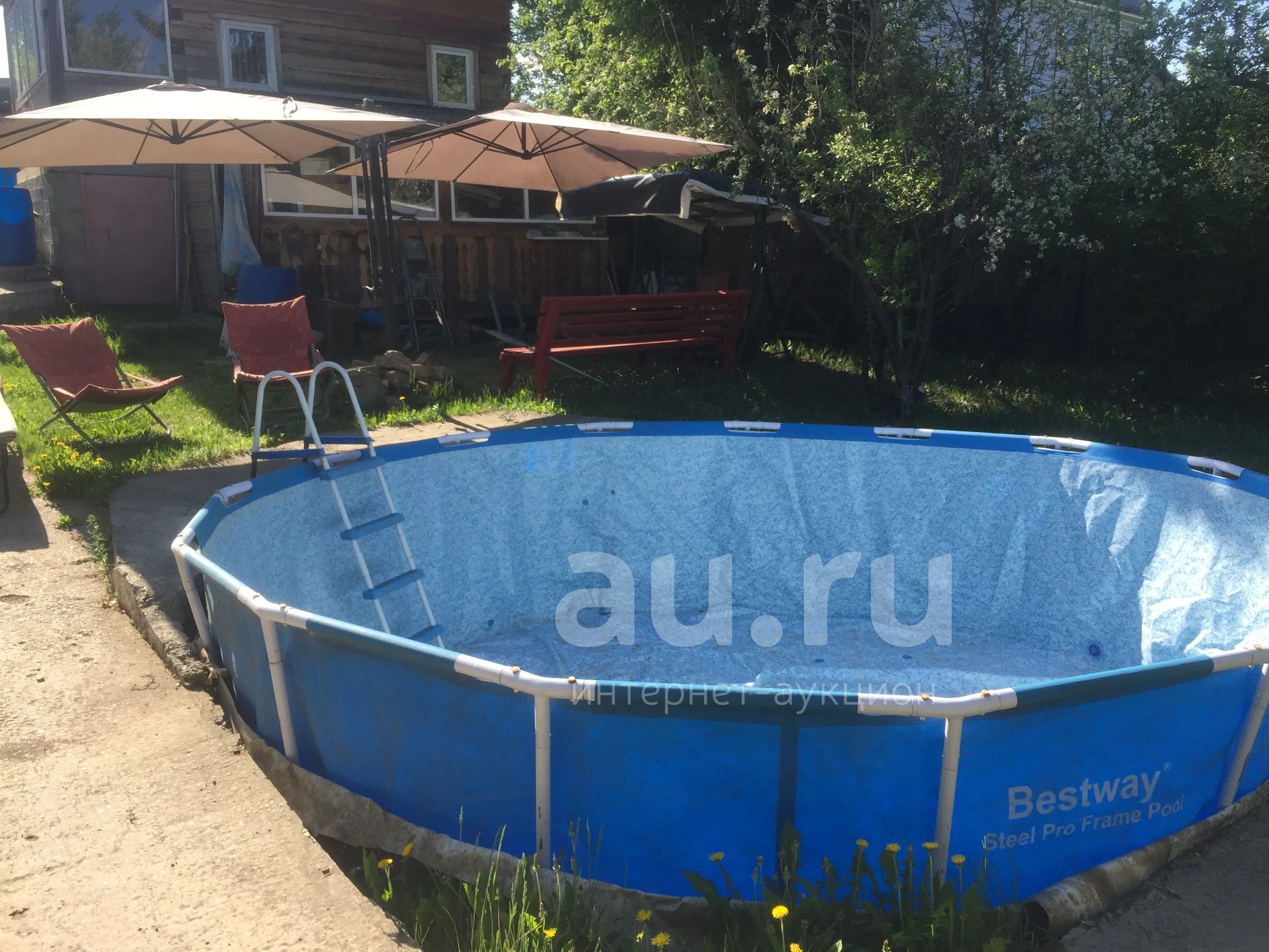 Каркасный бассейн Bestway 457х122 см — купить в Красноярске. Состояние ...
