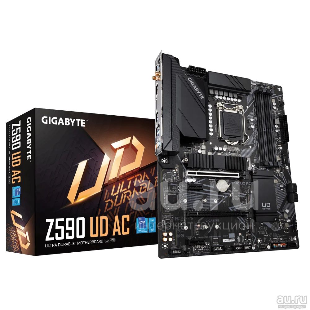 Материнская плата Gigabyte Z590 UD AC (Intel Z590), (LGA1200) Новая ...