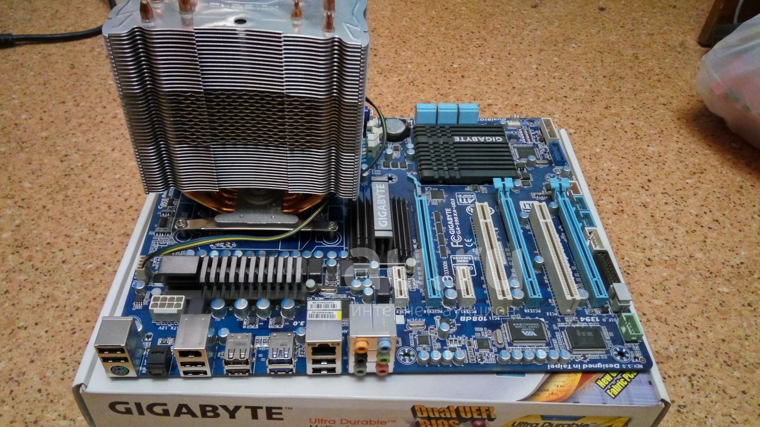FX-8350 + Gigabyte 990XA-UD3 + 8Гб Kingston HyperX + Zalman CNPS10X ...