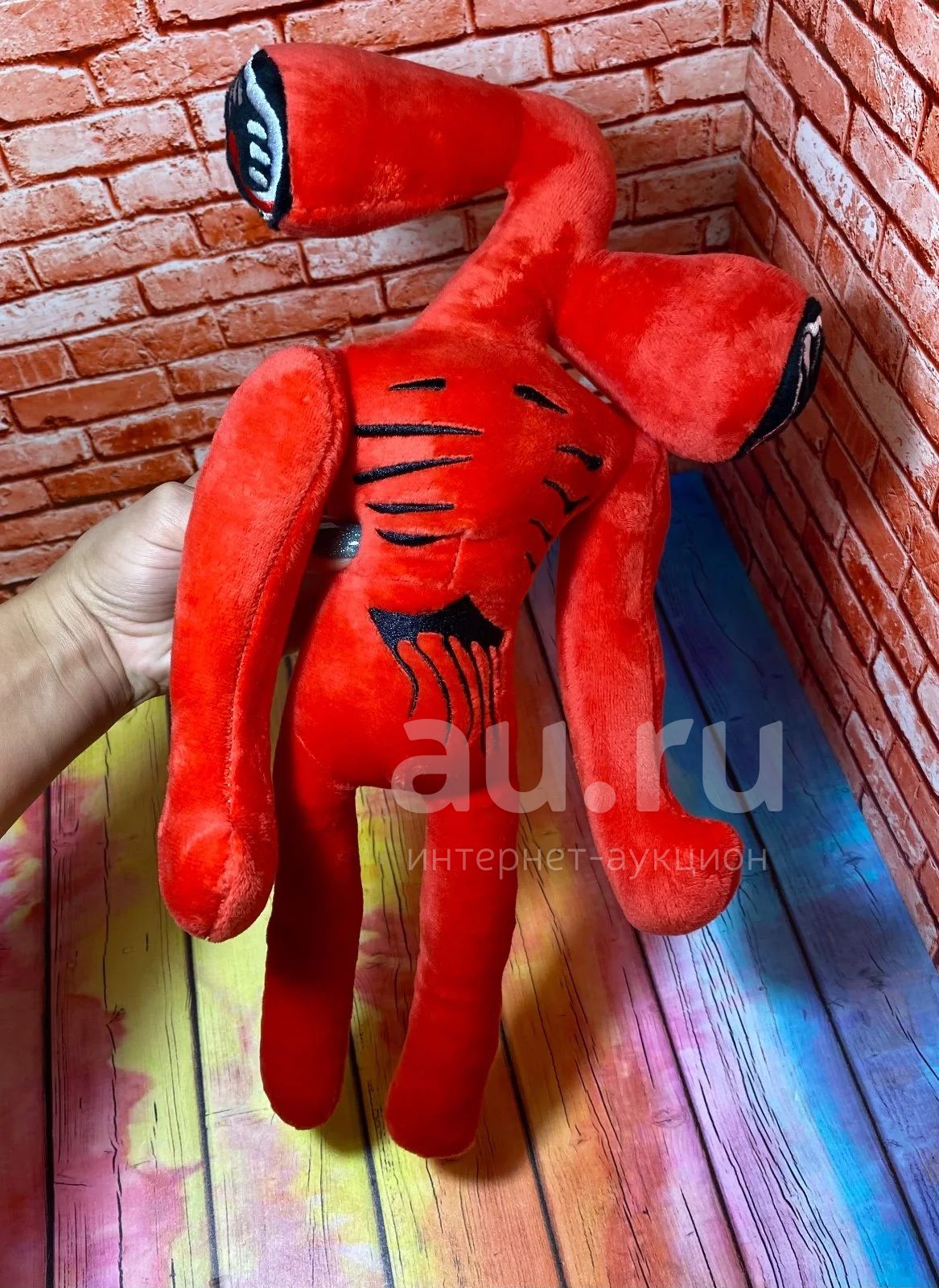 Новая мягкая игрушка сиреноголовый сирена голова siren head scp красный ...