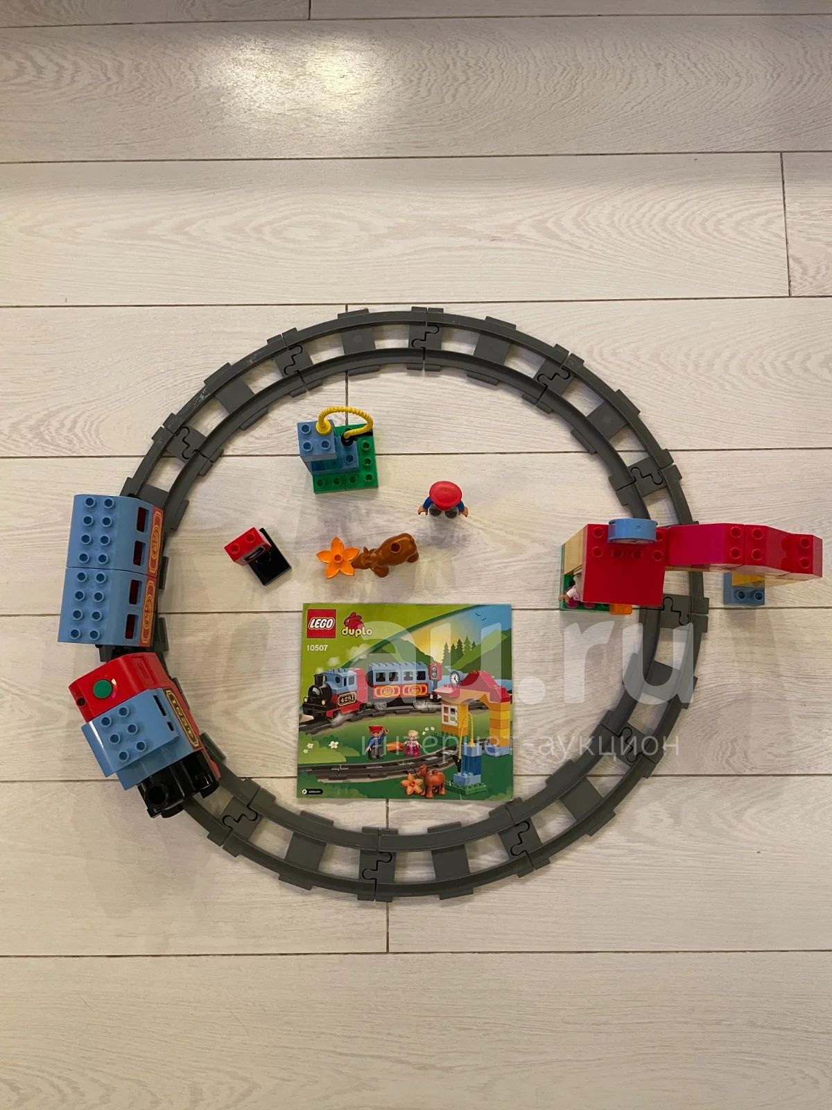 Lego Duplo Железная дорога (4 в 1) — купить в Красноярске. Состояние: Б ...