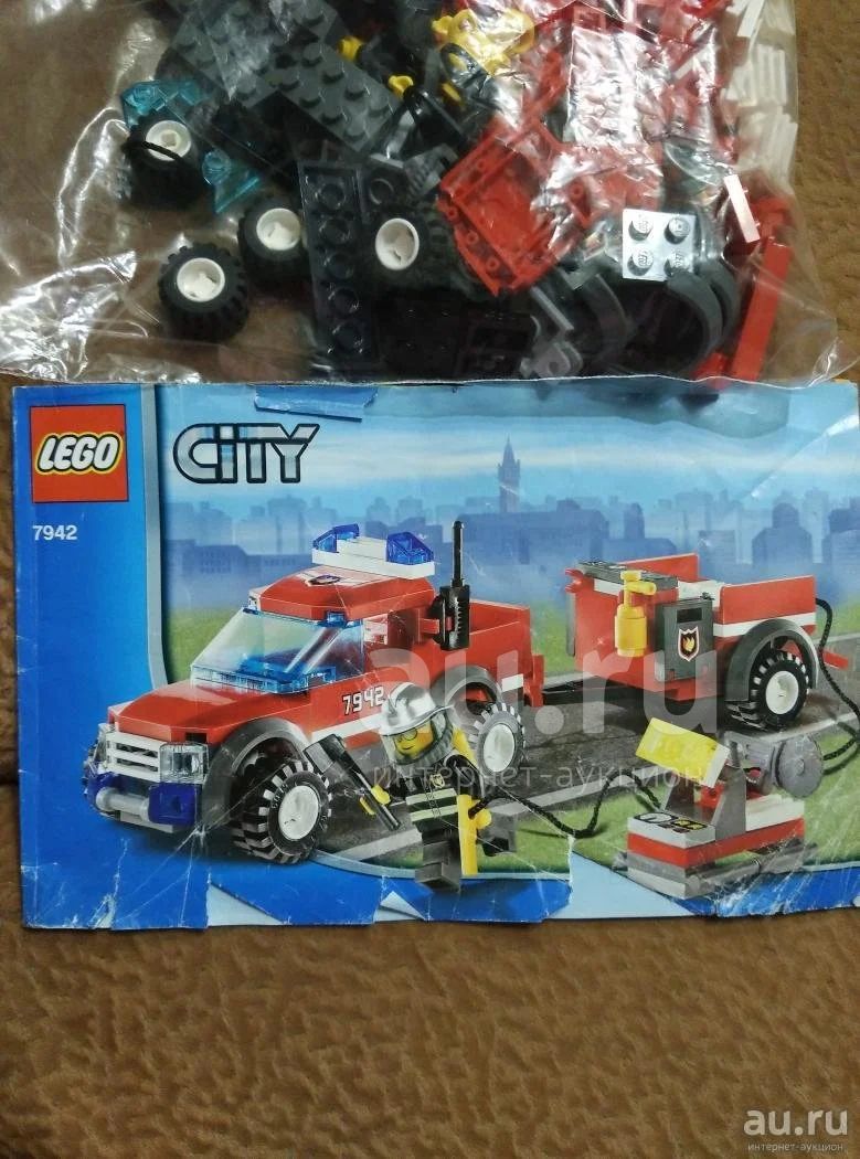 LEGO 7942 Fire Pick up Truck . Au.ru