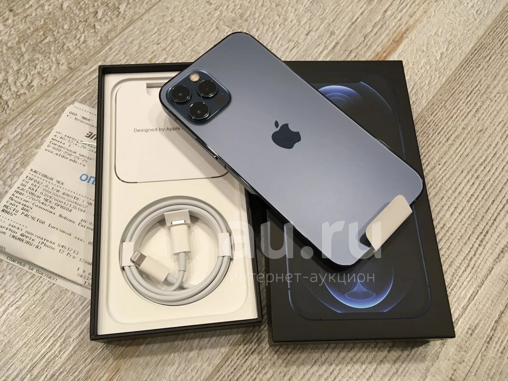 🌌 Apple iPhone 12 Pro 128GB Pacific Blue .РСТ . Гарантия , чек — купить в  Красноярске. Состояние: Новое. Смартфоны на интернет-аукционе Au.ru