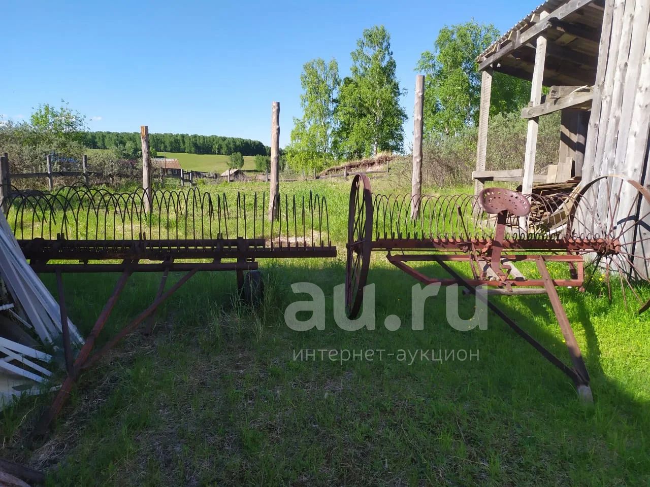 грабли тракторные конные — купить в Красноярске. Состояние: Б/у. Сельскохозяйственные  машины на интернет-аукционе Au.ru