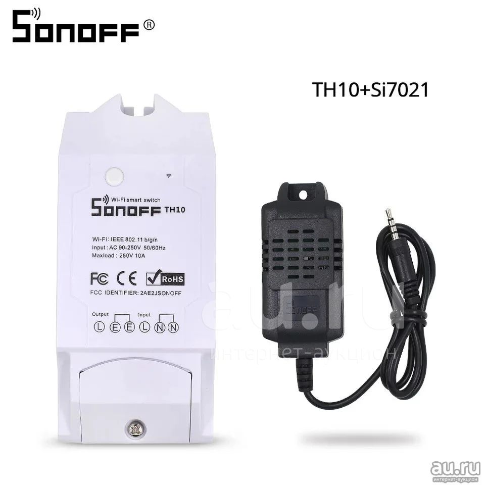 Sonoff TH16: Умный WiFi Выключатель С Мониторингом Температуры И ...