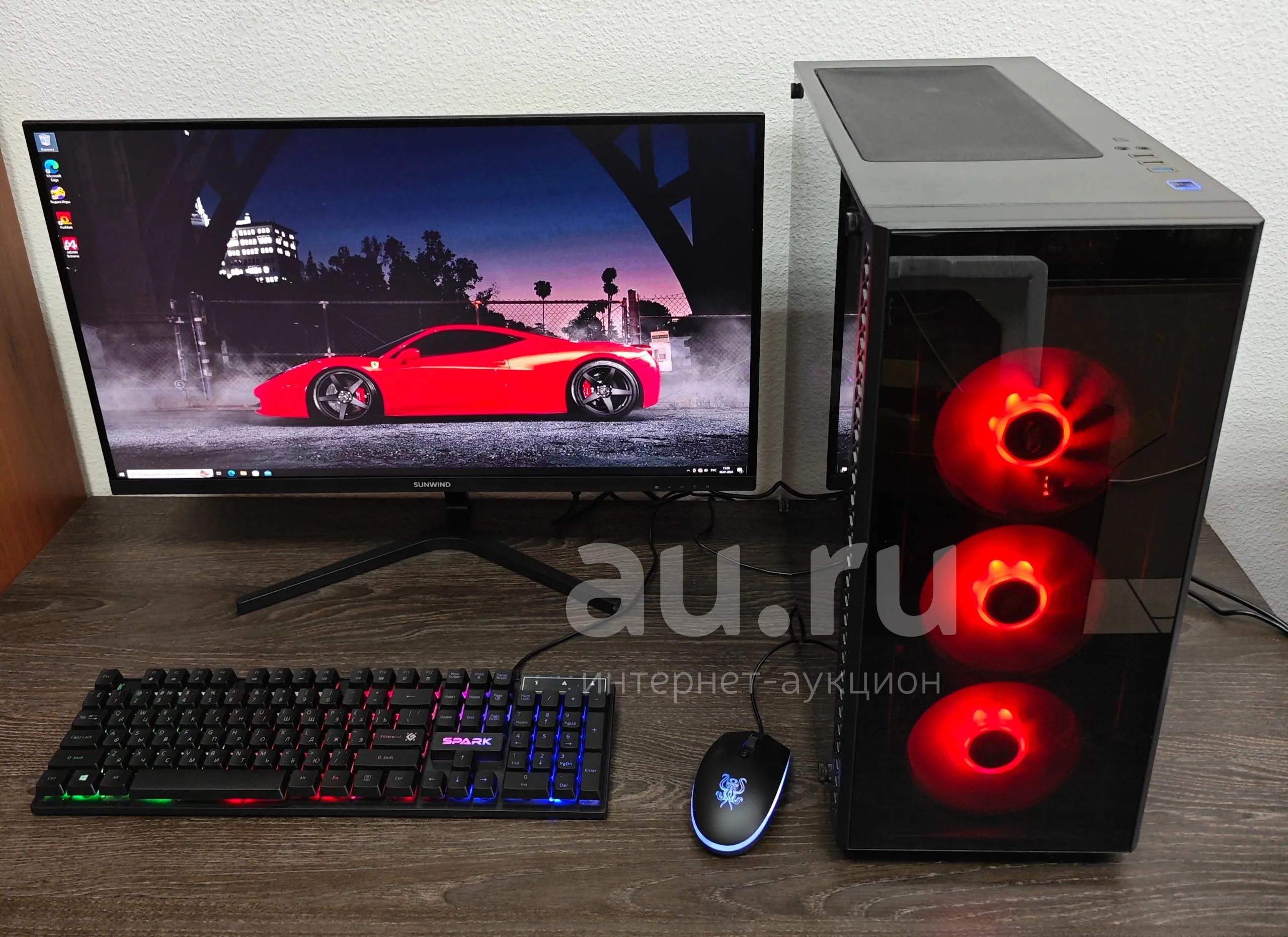Игровой пк в сборе с монитором 27" 2K — купить в Красноярске. Состояние ...