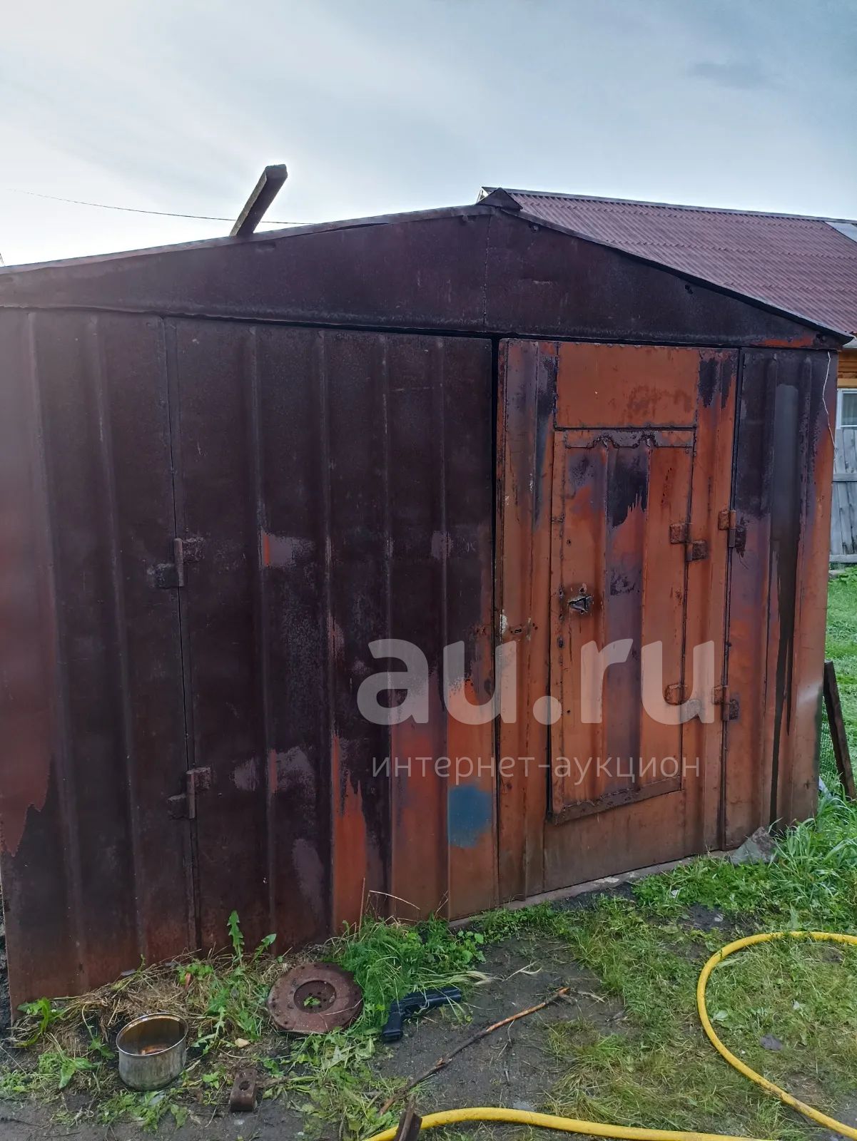Гараж металлический разборный — купить в Красноярске. Состояние: Б/у ...