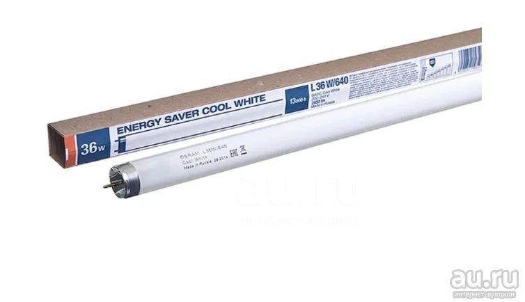 Люминесцентная лампа osram l36w/765 2500lm 220v 13000h g13 дневной свет ...