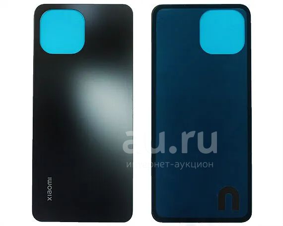 Задняя крышка Xiaomi Mi 11 Lite/Mi 11 Lite 5G NE черная 1кл. Задняя ...