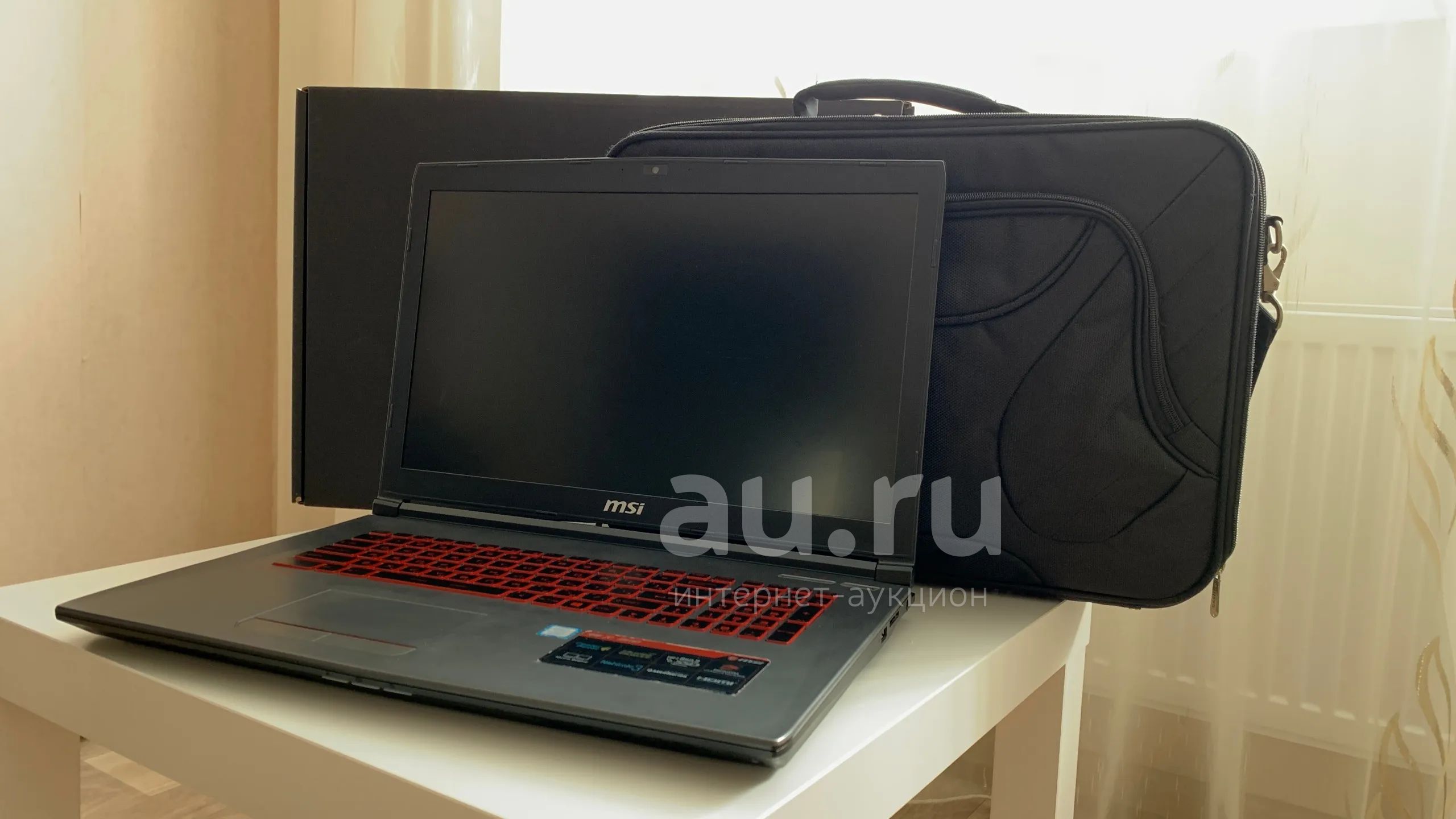 Игровой Ноутбук MSI GV72 Core I7 8750H, 16 ОЗУ, GTX 1050ti, 128ssd+1tb ...