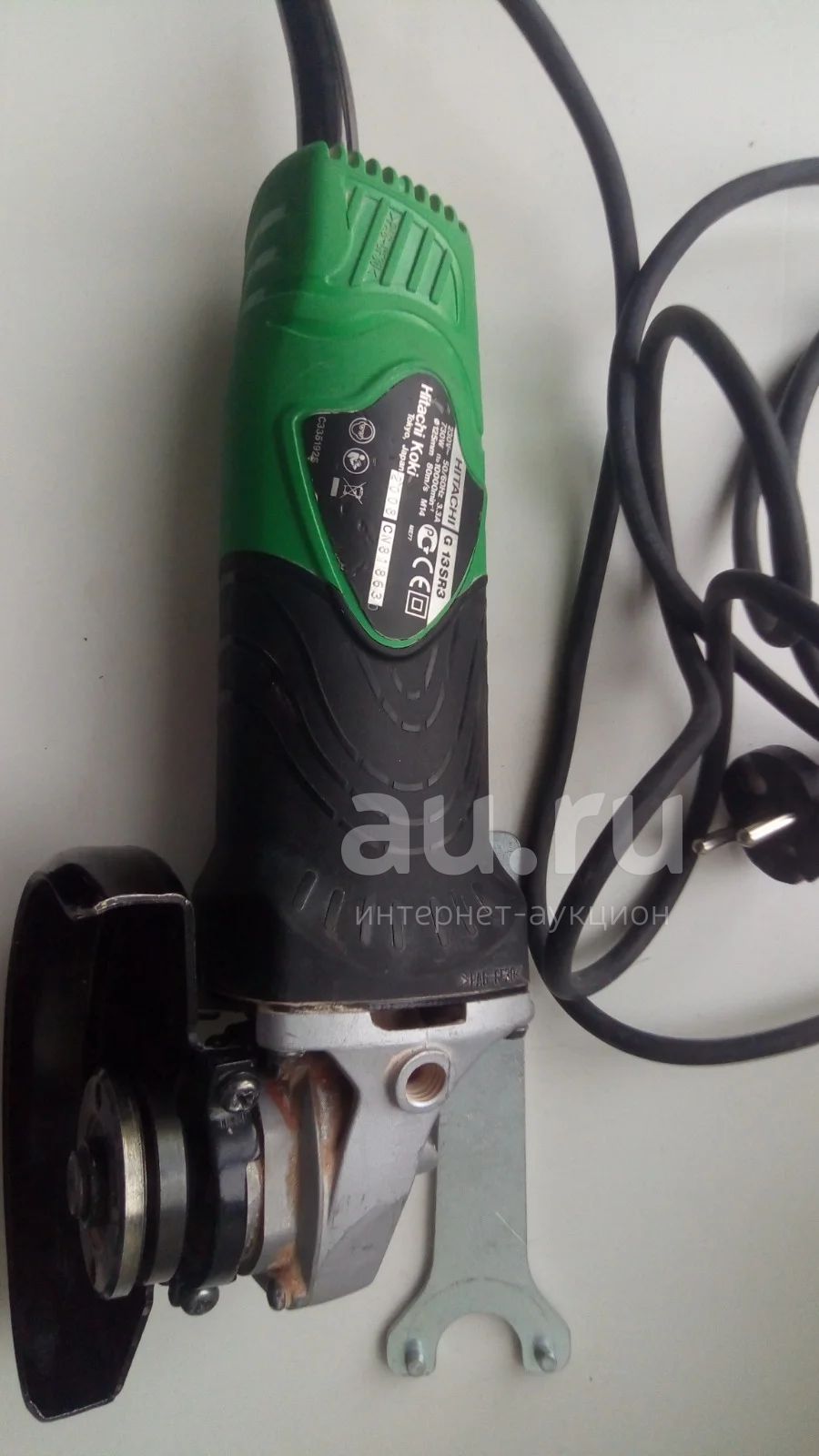 Ушм болгарка hitachi G13SR3 хитачи 125 диск состояние новой ...