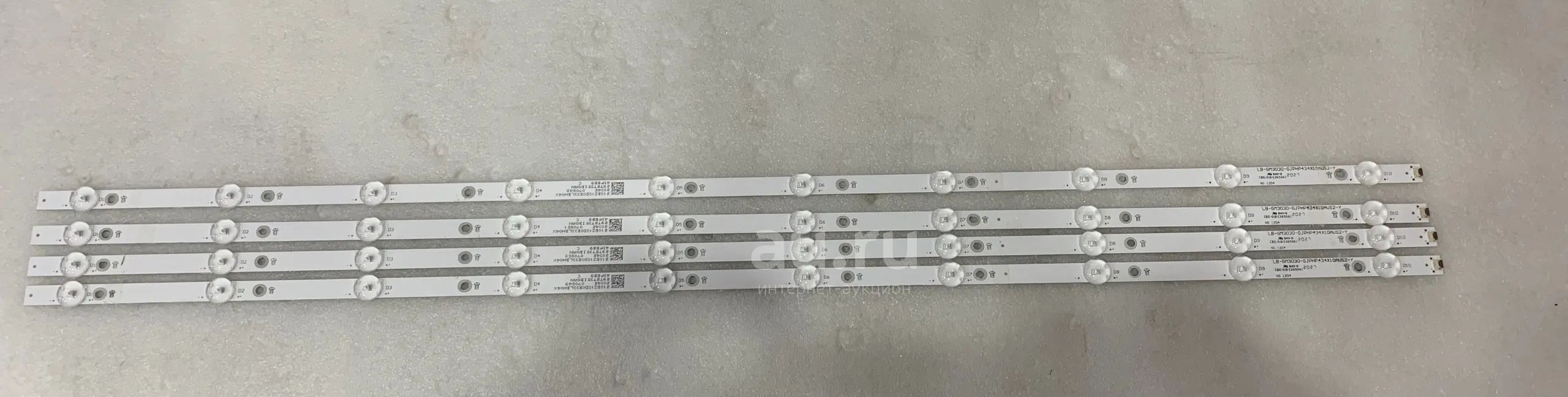 Светодиодные LED-линейки LB-GM3030-GJPHP434X10AUS2-Y(матрица TPT430H3 ...