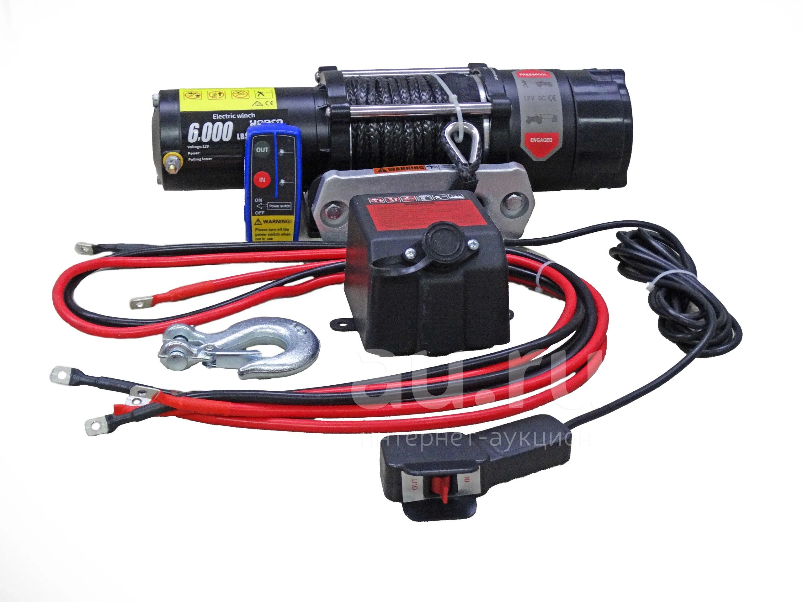Лебедка Habco 6000 lbs 2700кг кевларовый трос 12V — купить в ...