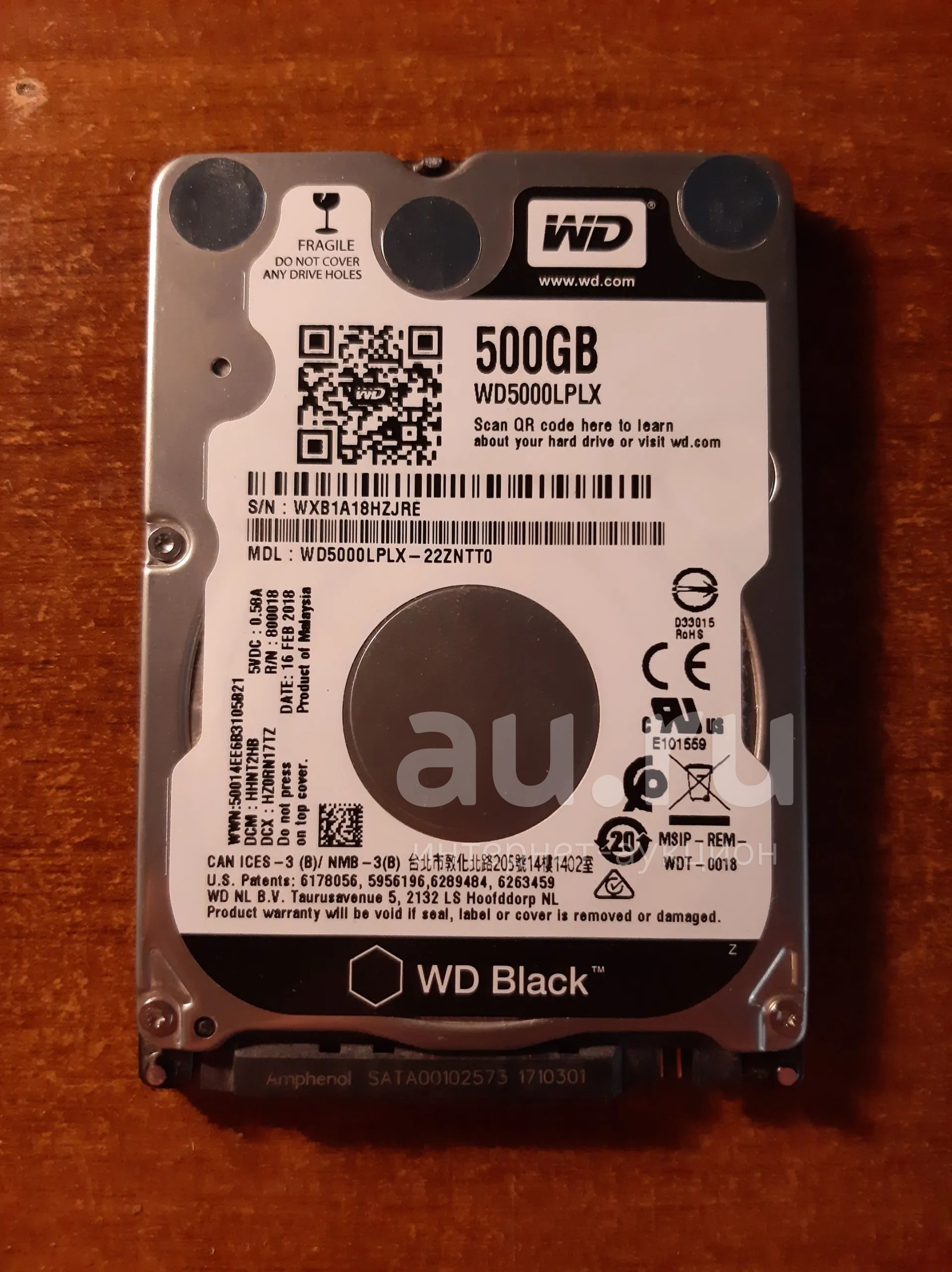 Жесткий диск HDD WD Black 500Gb WD5000LPLX — купить в Красноярске ...