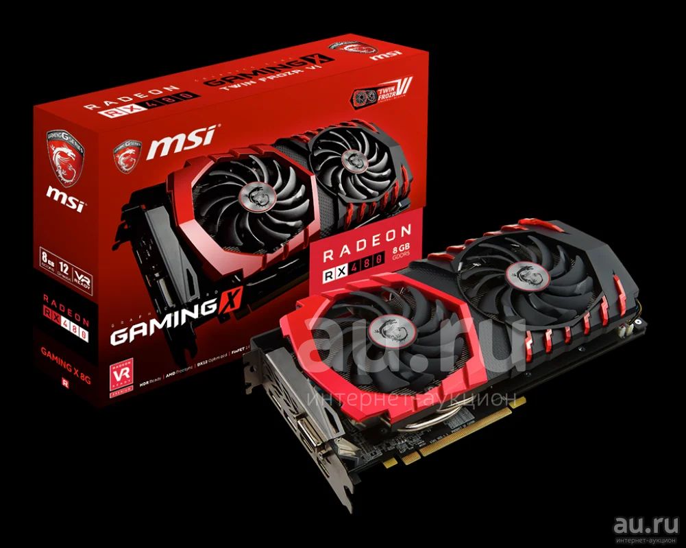 MSI Radeon RX 480 8gb gaming X . Au.ru