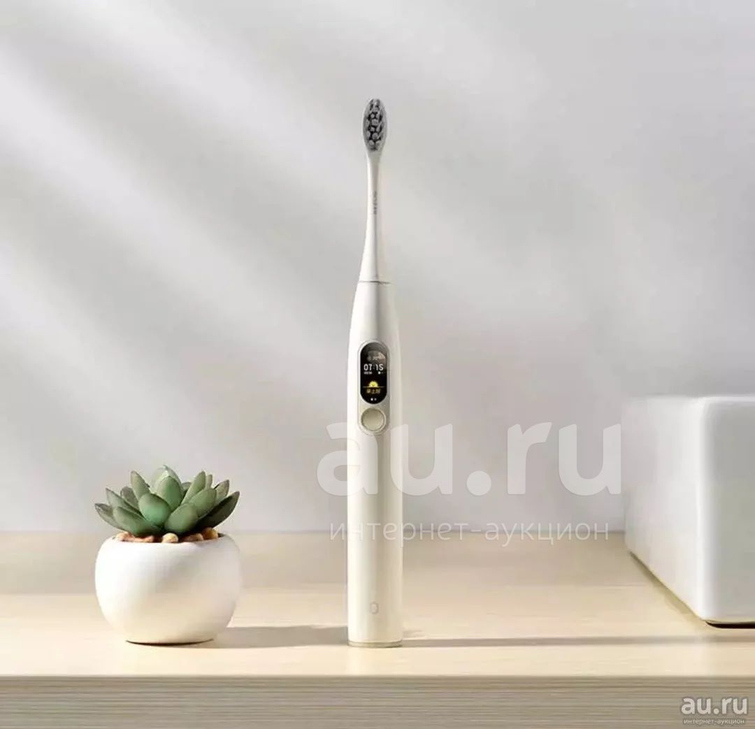 Ультразвуковая зубная щетка Xiaomi Oclean X цвет Beige , OLED дисплей 0 ...