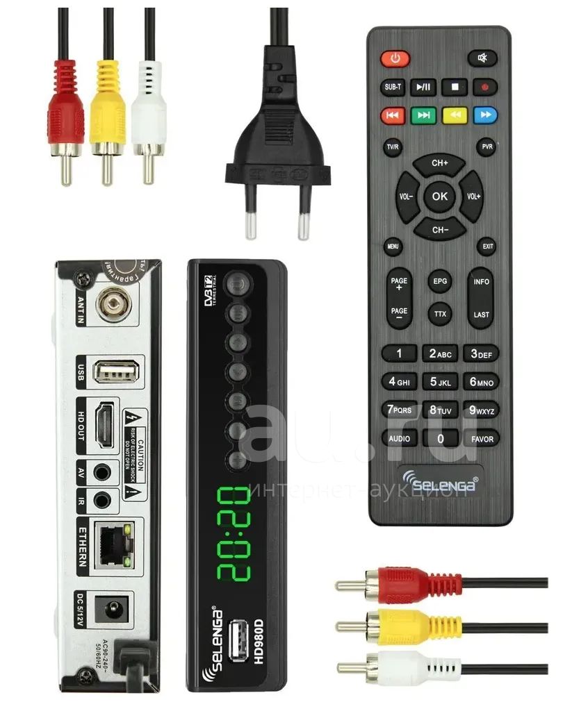 Приставка приемник для цифрового телевидения DVB-T2 Selenga HD980D ...