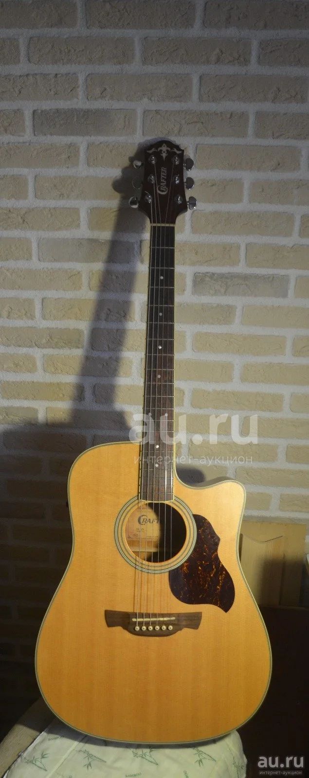 Акустическая гитара Crafter DE-6/N с подключением (Корея). — купить в ...