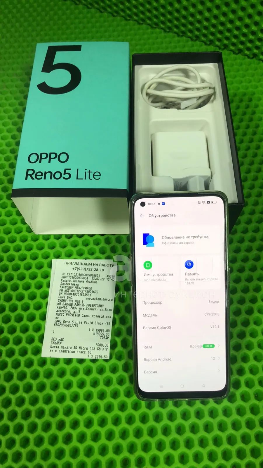 Смартфон OPPO Reno 5 Lite 8/128Gb/гарантия/чек (Б6985С) — купить в  Красноярске. Состояние: Б/у. Смартфоны на интернет-аукционе Au.ru