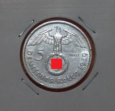 Лот: 20010986. Фото: 1. 5 рейхсмарок 1939 года (A) --... Германия и Австрия