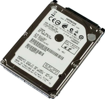 Лот: 5756634. Фото: 1. Жесткий диск Hitachi Travelstar... Жёсткие диски (HDD)