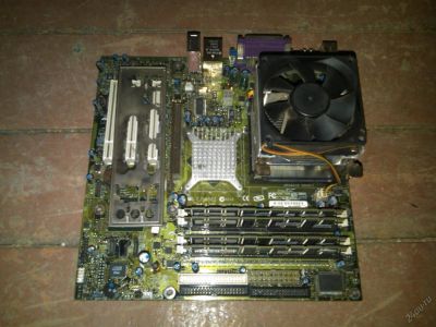 Лот: 6257304. Фото: 1. Intel D865GLC + Pentium 4 2.8... Компьютеры в сборе