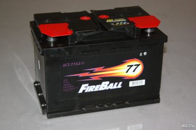 Лот: 15185832. Фото: 1. Аккумулятор FireBall 77 а/ч обратная... Аккумуляторы
