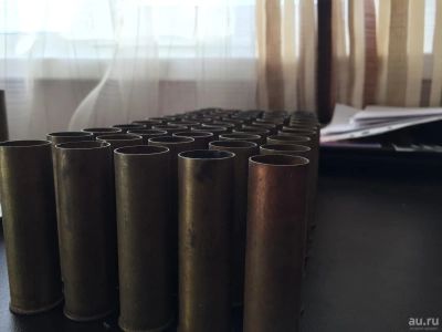 Лот: 9203423. Фото: 1. Гильзы латунные 12 к. Патроны