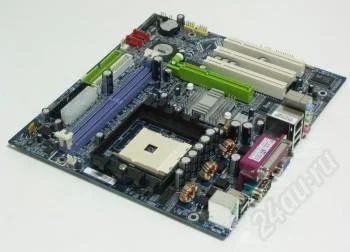 Лот: 1275888. Фото: 1. GigaByte GA-K8VM800M Socket754... Материнские платы