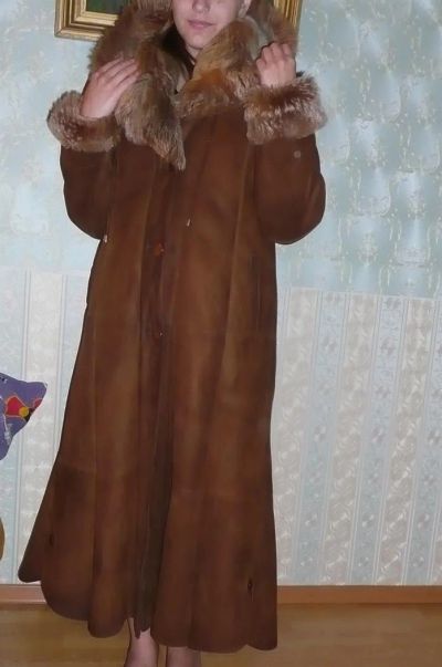 Лот: 3153568. Фото: 1. Дубленка р. 52-54. Домашняя одежда