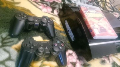 Лот: 6525126. Фото: 1. Sony Playstation 3, 2 Джойстика... Игровые приставки, консоли