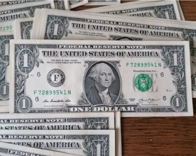Лот: 19996892. Фото: 1. банкнота 1 доллар. Америка