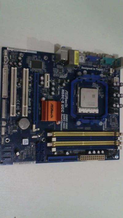 Лот: 5417034. Фото: 1. материнская плата ASRock N68C-S... Материнские платы