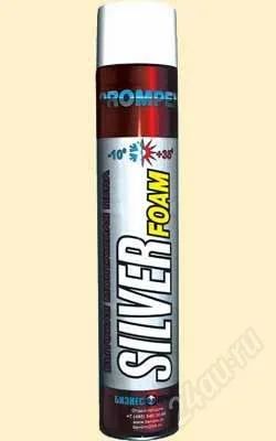 Лот: 1253324. Фото: 1. Монтажная пена "SILVER foam". Клеи, герметики, пена монтажная, клейкие ленты
