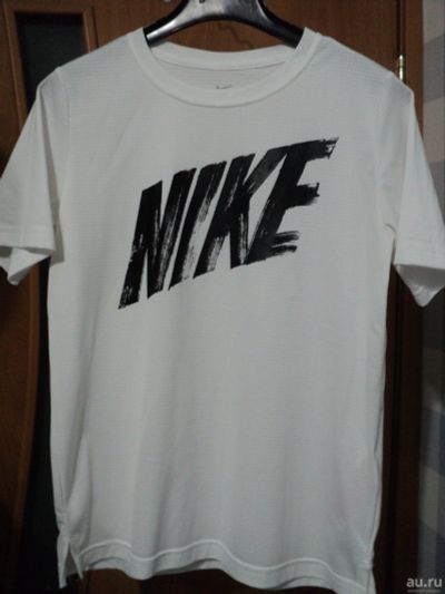 Лот: 17060106. Фото: 1. Футболка подростковая белая NIKE. Футболки, поло
