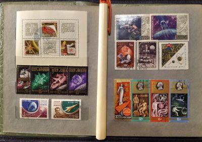 Лот: 19682786. Фото: 1. Альбом с марками 12 страниц (13х18... Марки
