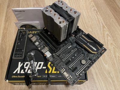 Лот: 23130348. Фото: 1. Gigabyte GA-X99P-SLI LGA2011v3... Комплекты запчастей