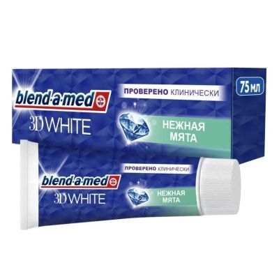 Лот: 24115993. Фото: 1. Зубная паста Blend-a-med, 3D White... Уход за полостью рта