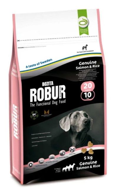 Лот: 4543072. Фото: 1. Bozita Robur Genuine Salmon... Корма