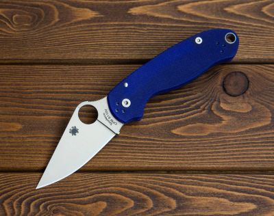 Лот: 11164241. Фото: 1. Spyderco Paramilitary3 C223GPDBL. Ножи, топоры