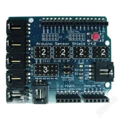 Лот: 1751823. Фото: 1. Arduino Sensor Shield v4. Микроконтроллеры