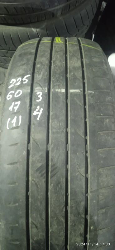 Лот: 24592670. Фото: 1. 1шт. 225-60-17 Bridgestone Dueller... Шины