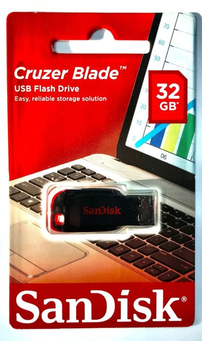 Лот: 15328619. Фото: 1. Флешка USB 32GB SanDisk Cruzer... USB-флеш карты