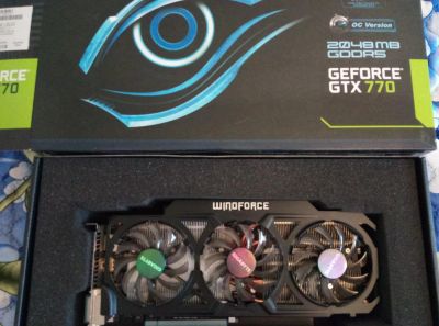 Лот: 8201952. Фото: 1. Видеокарта Gigabite GeForce GTX... Видеокарты