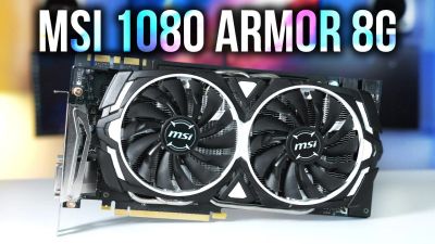 Лот: 12388863. Фото: 1. Видеокарта MSI GTX 1080 armor... Видеокарты