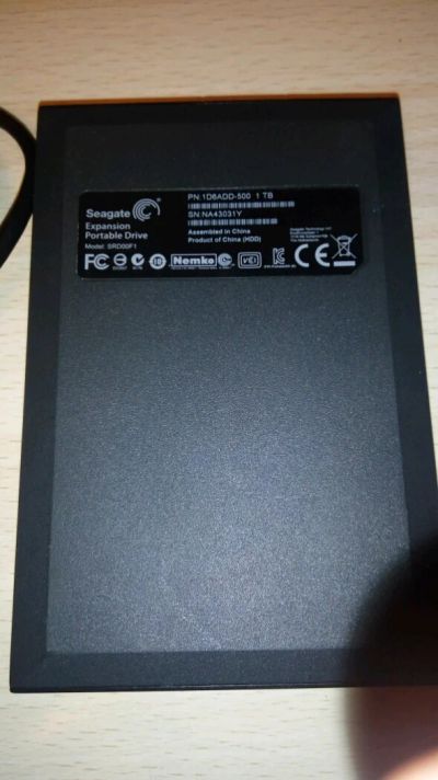 Лот: 9100683. Фото: 1. Внешний hdd 2.5 1tb seagate expantion. Внешние жесткие диски