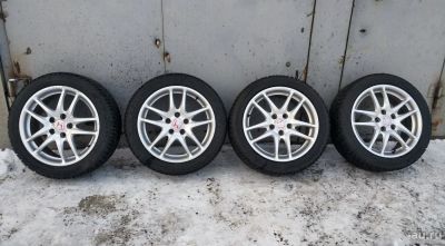 Лот: 8614158. Фото: 1. Колеса DC5 + Gislaved nord frost... Шины на дисках