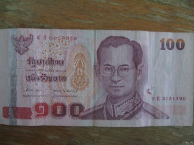 Лот: 15471680. Фото: 1. Таиланд 100 бат 2004 года. Азия