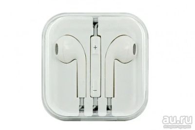 Лот: 9072925. Фото: 1. Наушники EarPods с микрофоном... Наушники, гарнитуры